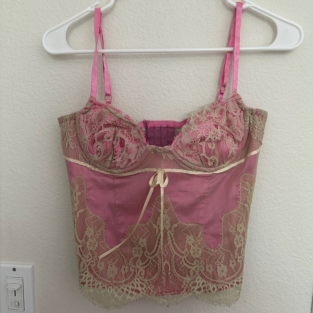 jaded london pink Lace Camisole